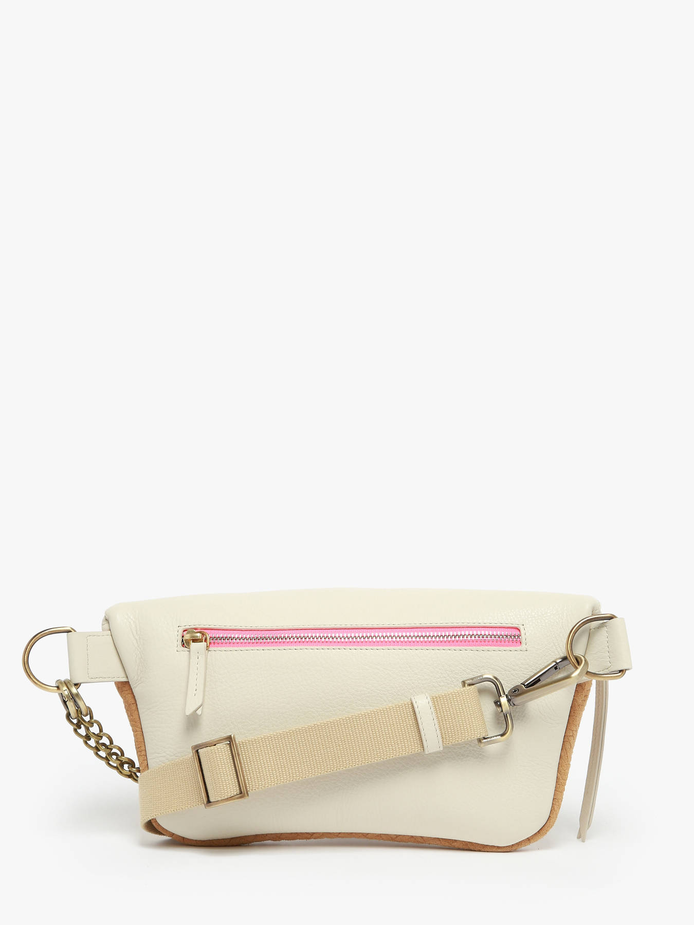 Sac ceinture Neufmille cuir daim faon tress MARIE MARTENS