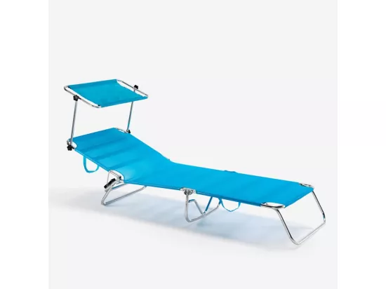 Transat de plage pliable en aluminium Sardegna