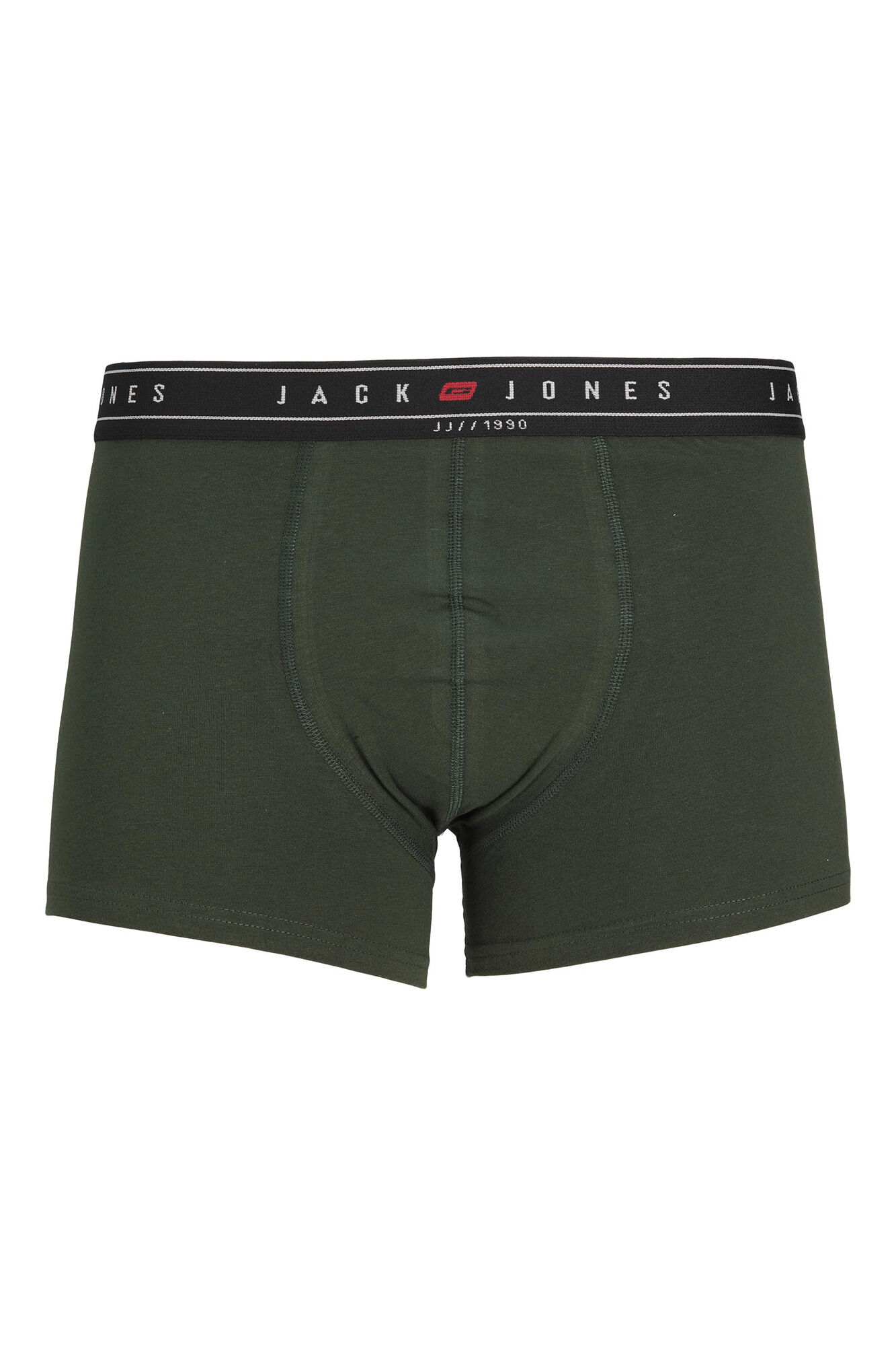 Pacote com 5 cuecas boxer de algodão.