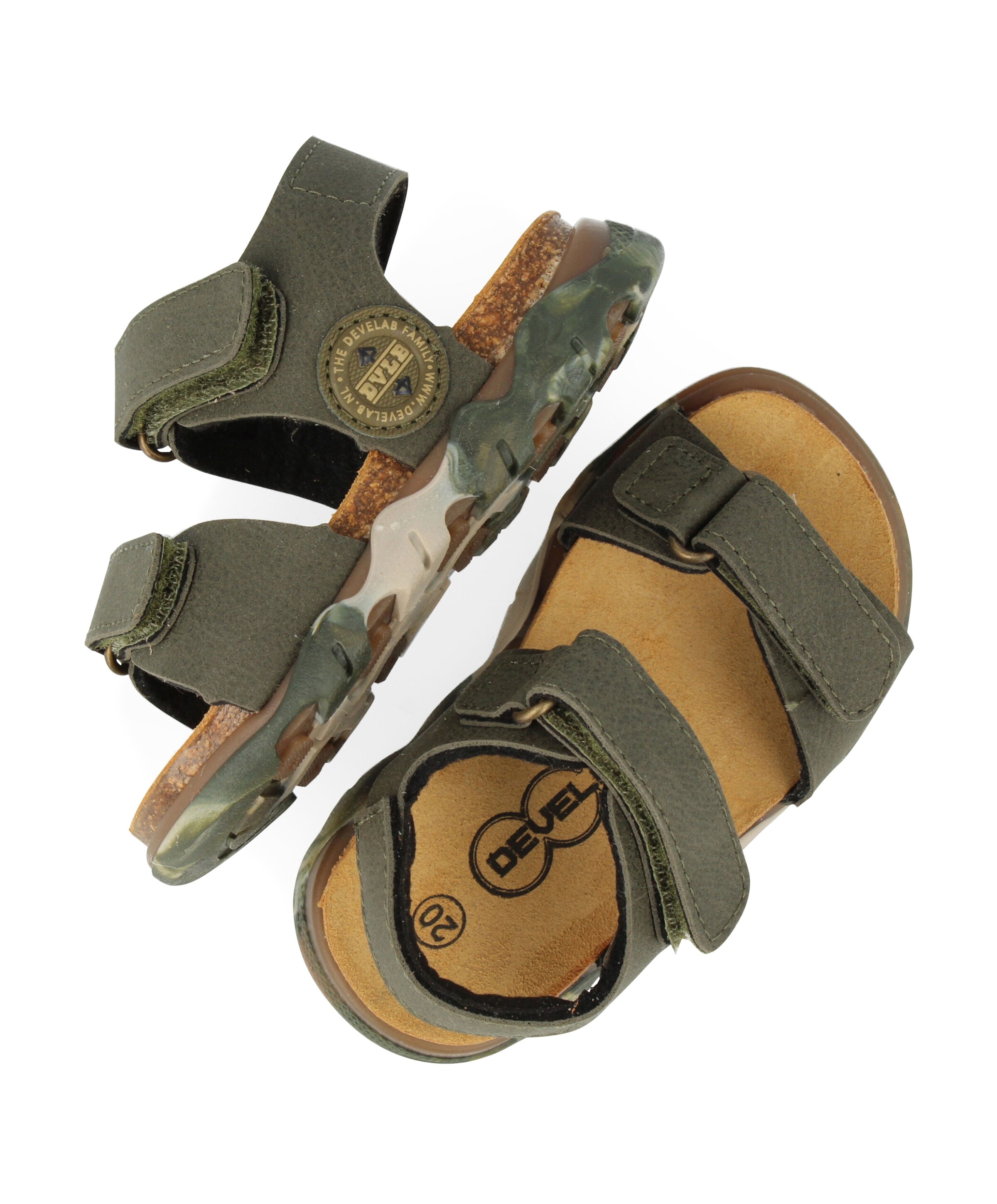 Develab jongens sandalen groen