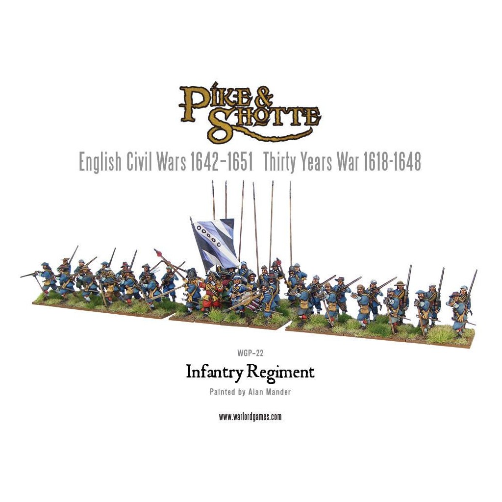 Pike & Shotte Infantry Regiment plastic boxed set