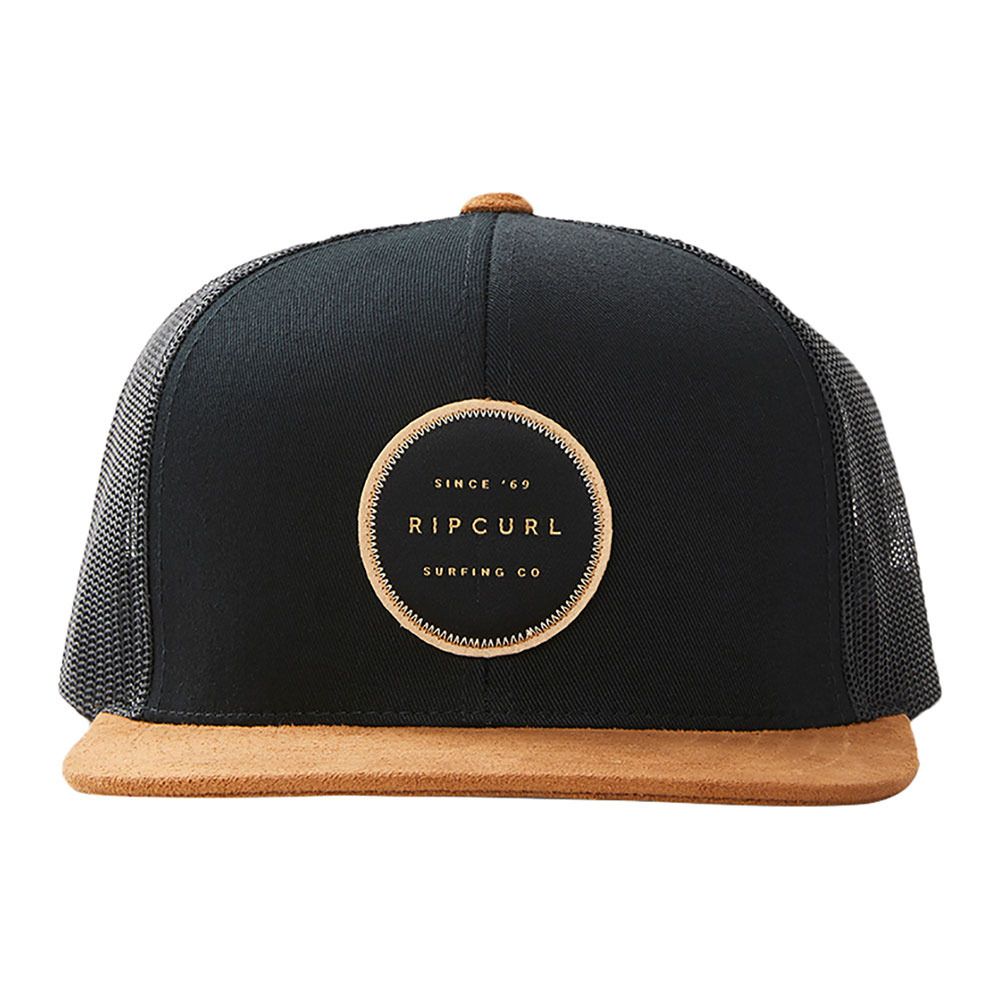 Rip Curl ROUTINE TRUCKER - Casquette Homme black/tan