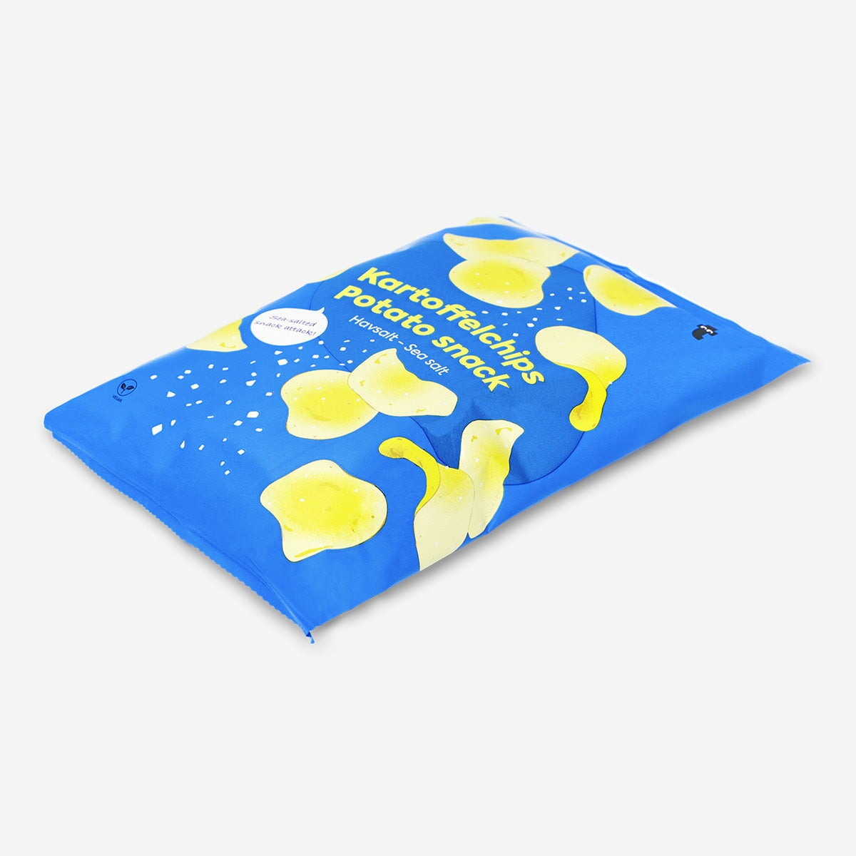 Kartoffelchips. Havsalt