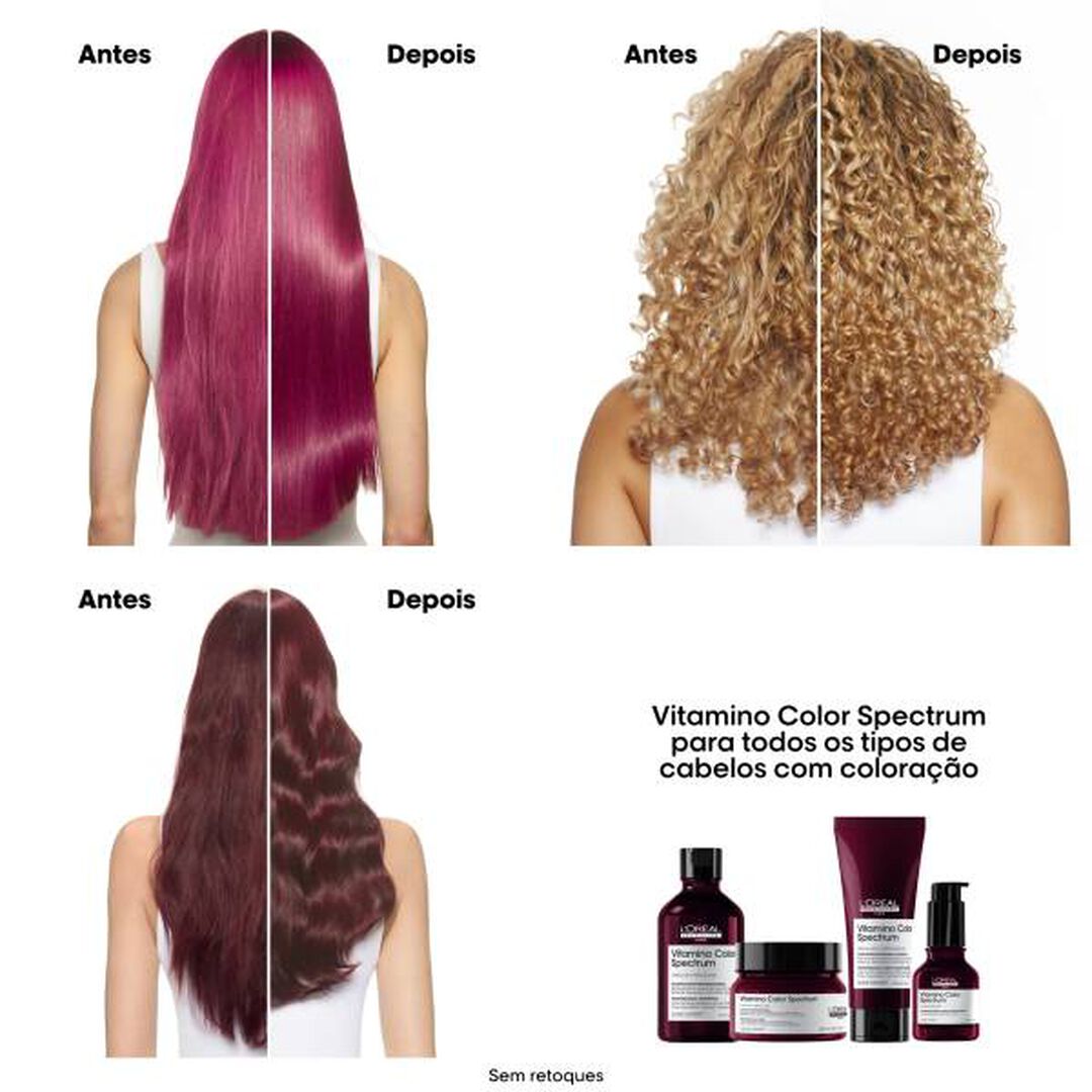 L'ORÉAL PROFESSIONNEL Vitamino Color Spectrum L'Oréal Professionnel Serie Expert Shampoo Recarga Vitamino Color Spectrum - 500ml