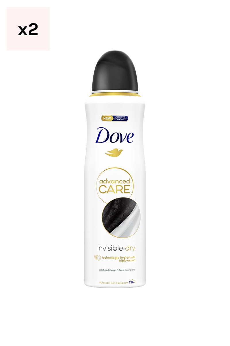 Déodorants spray - Invisible - 2 x 200 ml