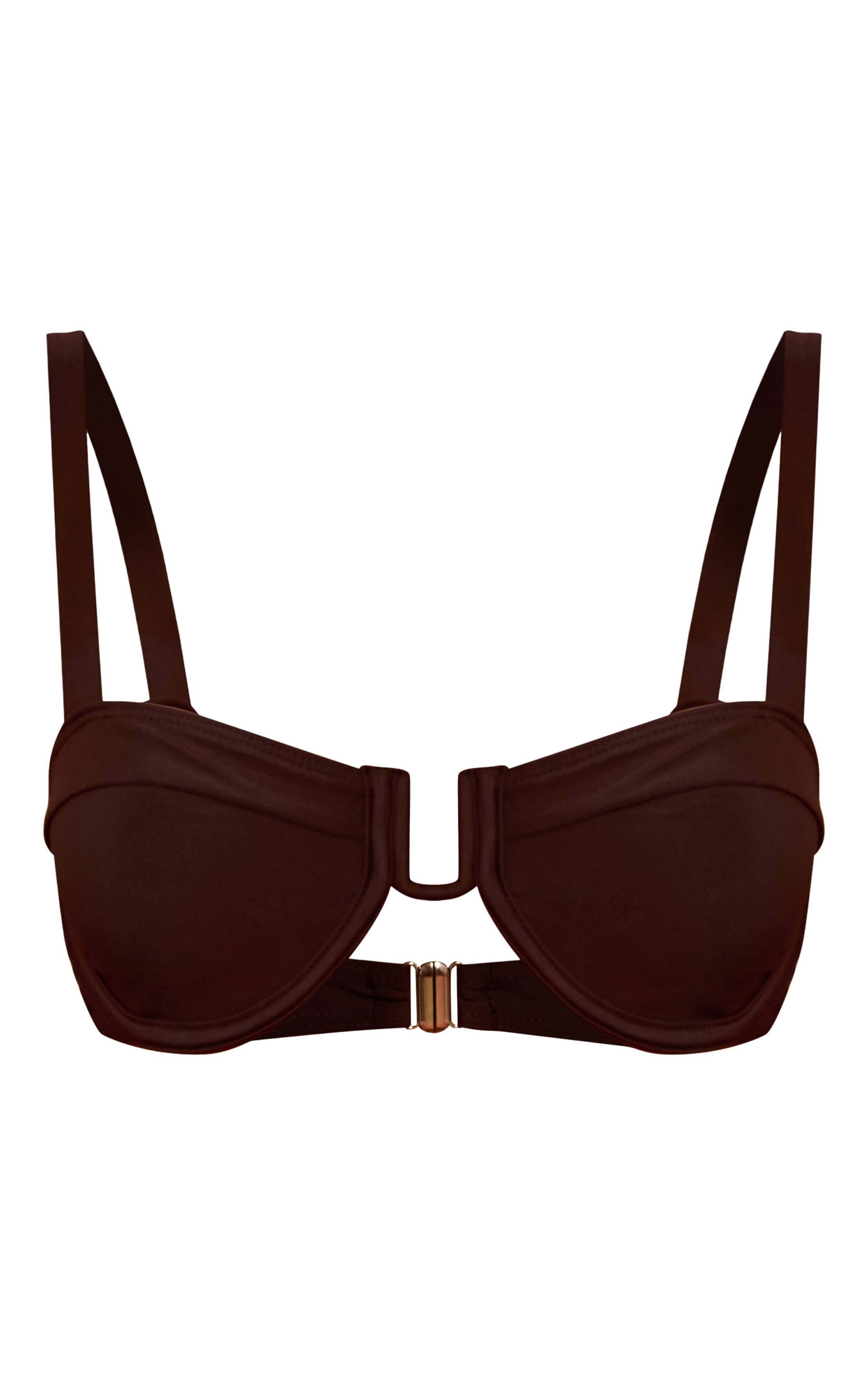Espresso Haut De Bikini À Armatures Avec Barre En U