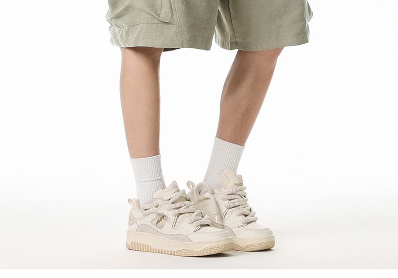 AXEN - Cargo Bermuda Shorts met trekkoord en geborduurd logo