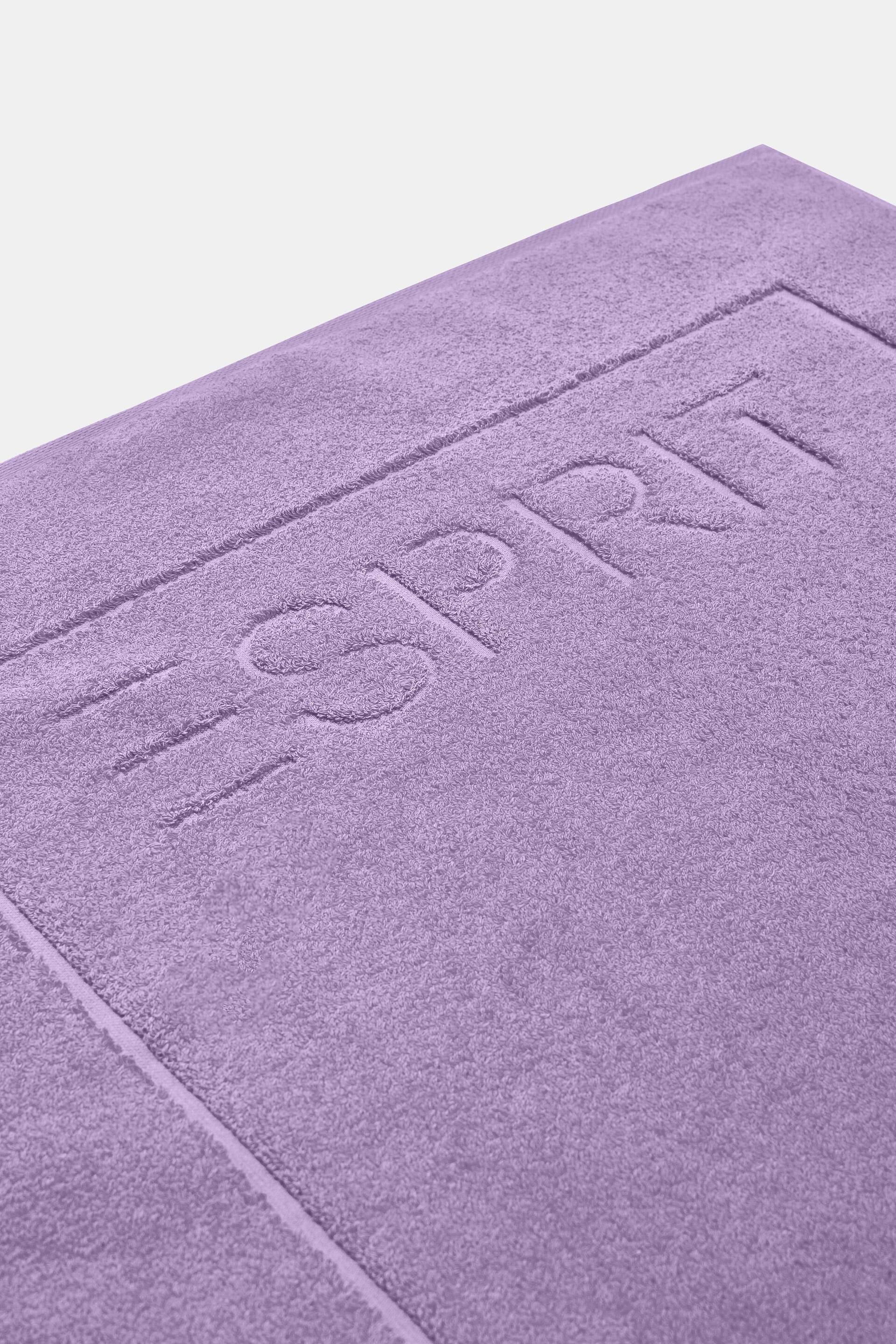 Tapis de bain en tissu éponge 100 % coton