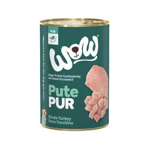 WOW! PUUR 100% Hondenvoer - Blik