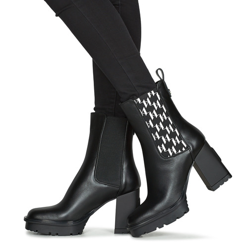 Karl Lagerfeld - VOYAGE VI Monogram Gore Boot Negro