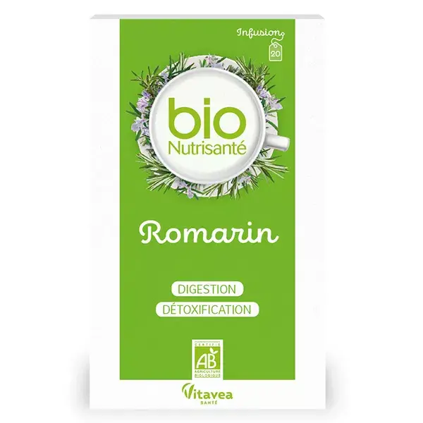 Vitavea - BioNutrisanté - Infusão de Alecrim - 20 sachês