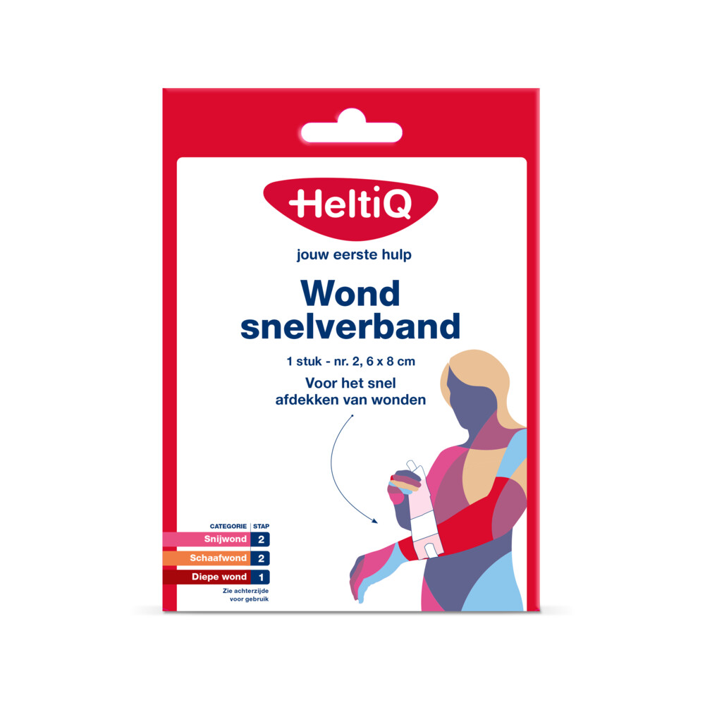 HeltiQ Wondsnelverband nr. 26 x 8 cm