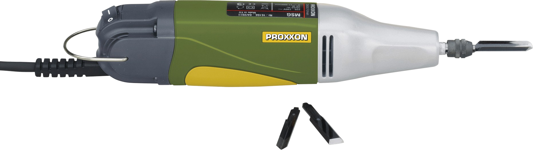 PROXXON  Motorschnitzgerät MSG    Präzisionswerkzeug für feine Schnitz- & Bearbeitungsarbeiten