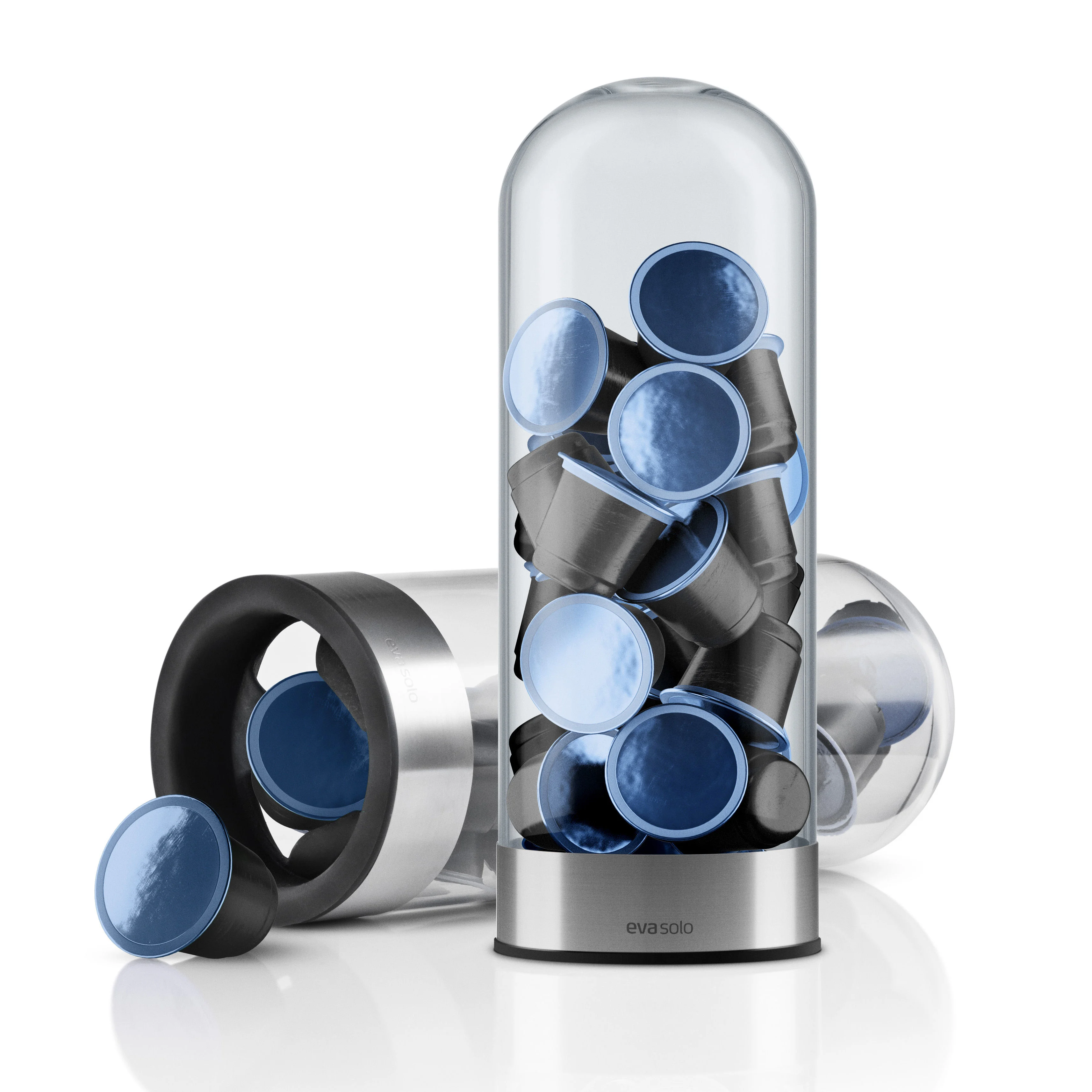 Distributeur de capsules de café verre | Transparent