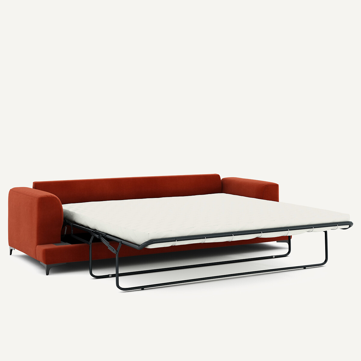 AM.PM<br>Sofá-cama de veludo de 4 lugares, Marsile
