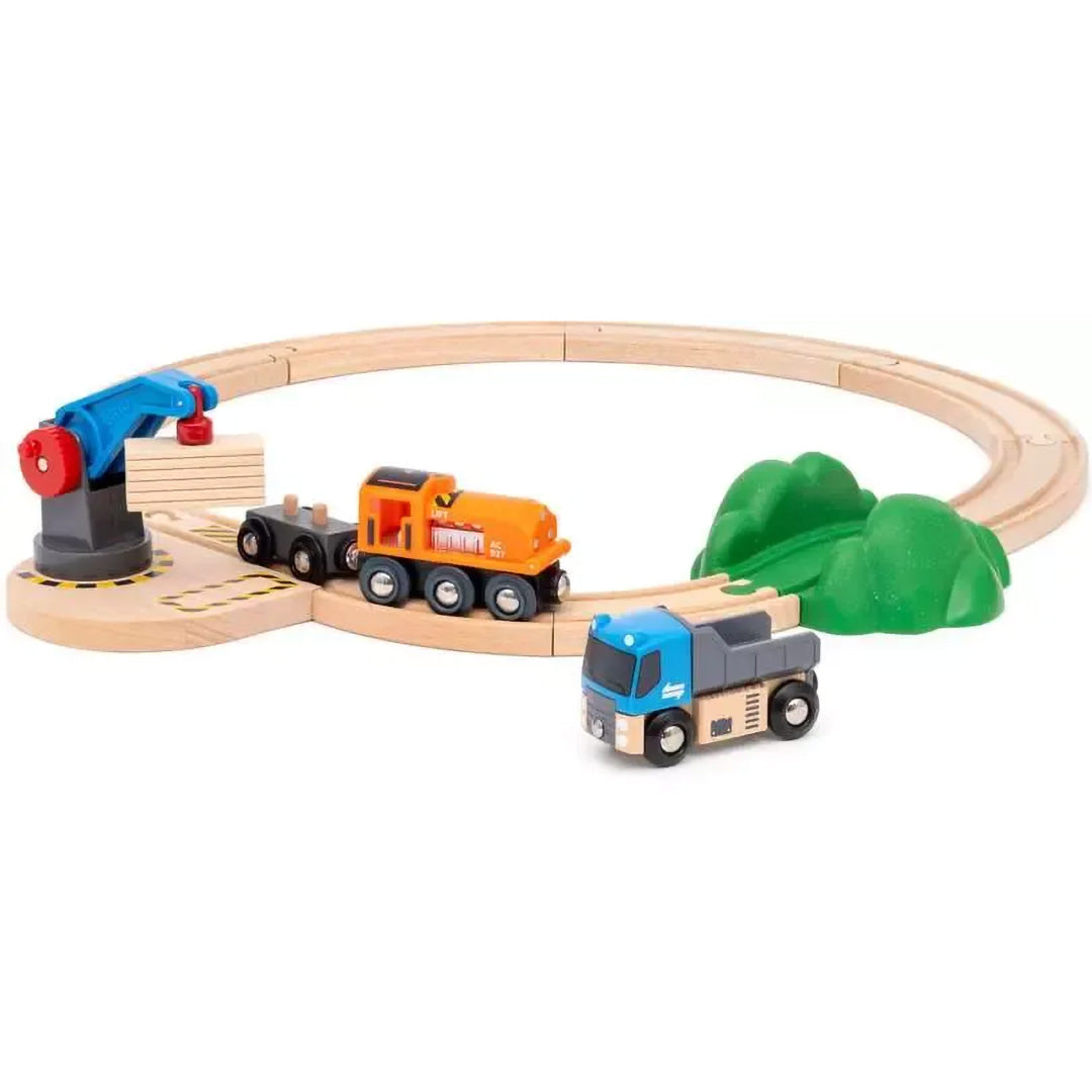 brio treinbaan heffen en laden - 14-delig