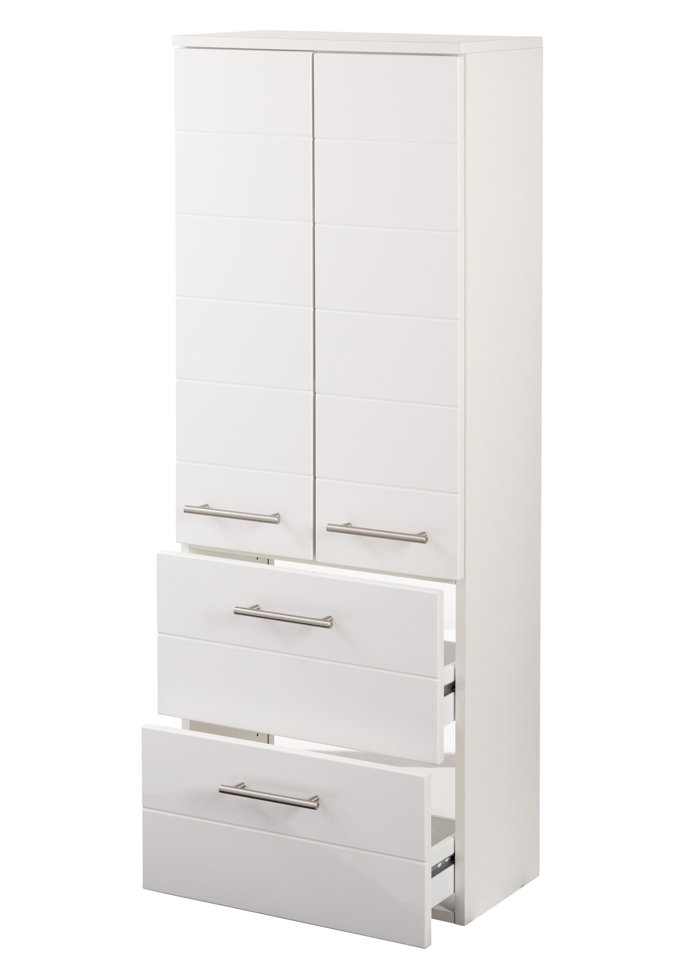 welltime Midischrank »Porto« Breite 50 cm, mit hochglänzenden Fronten