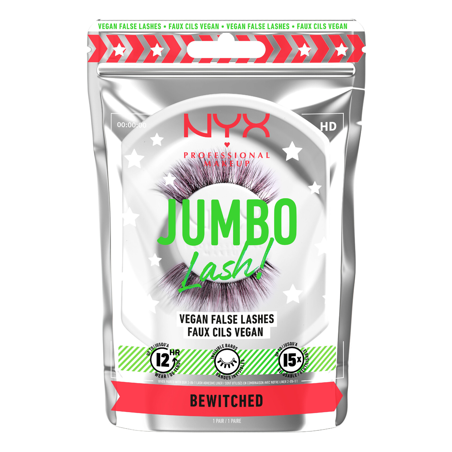 Jumbo Lash! Vegan False Lashes Bewitched
