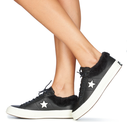 Converse - ONE STAR LEATHER OX - Noir