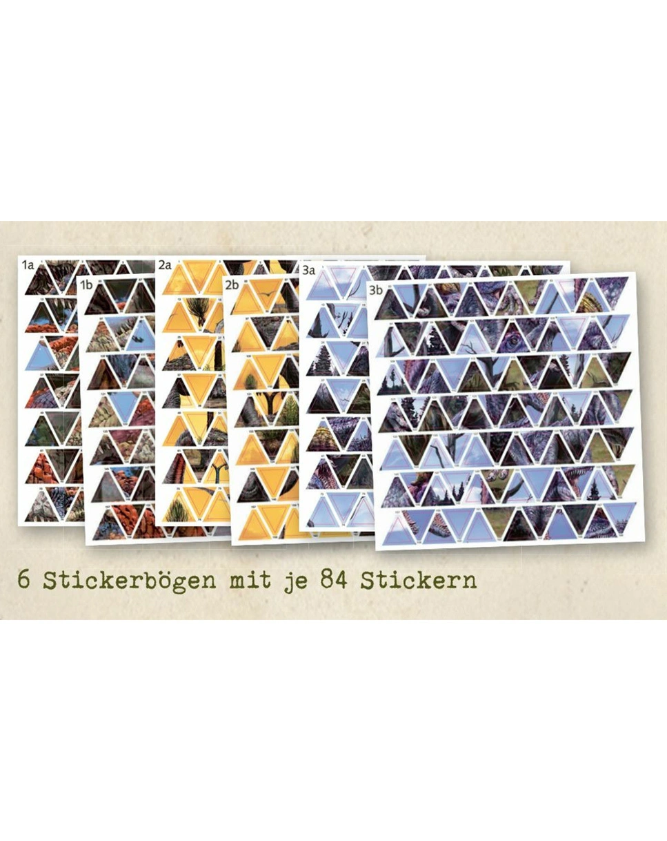 Stickern nach Zahlen T-REX WORLD