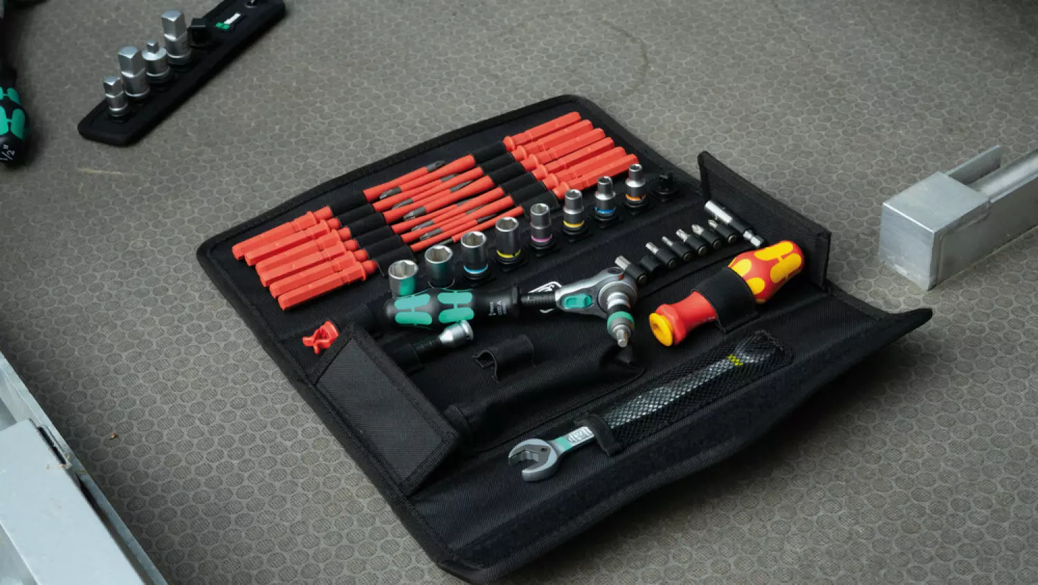 Wera 05135926001 35-Delige Kraftform Kompact W1 Service gereedschapset in Etui