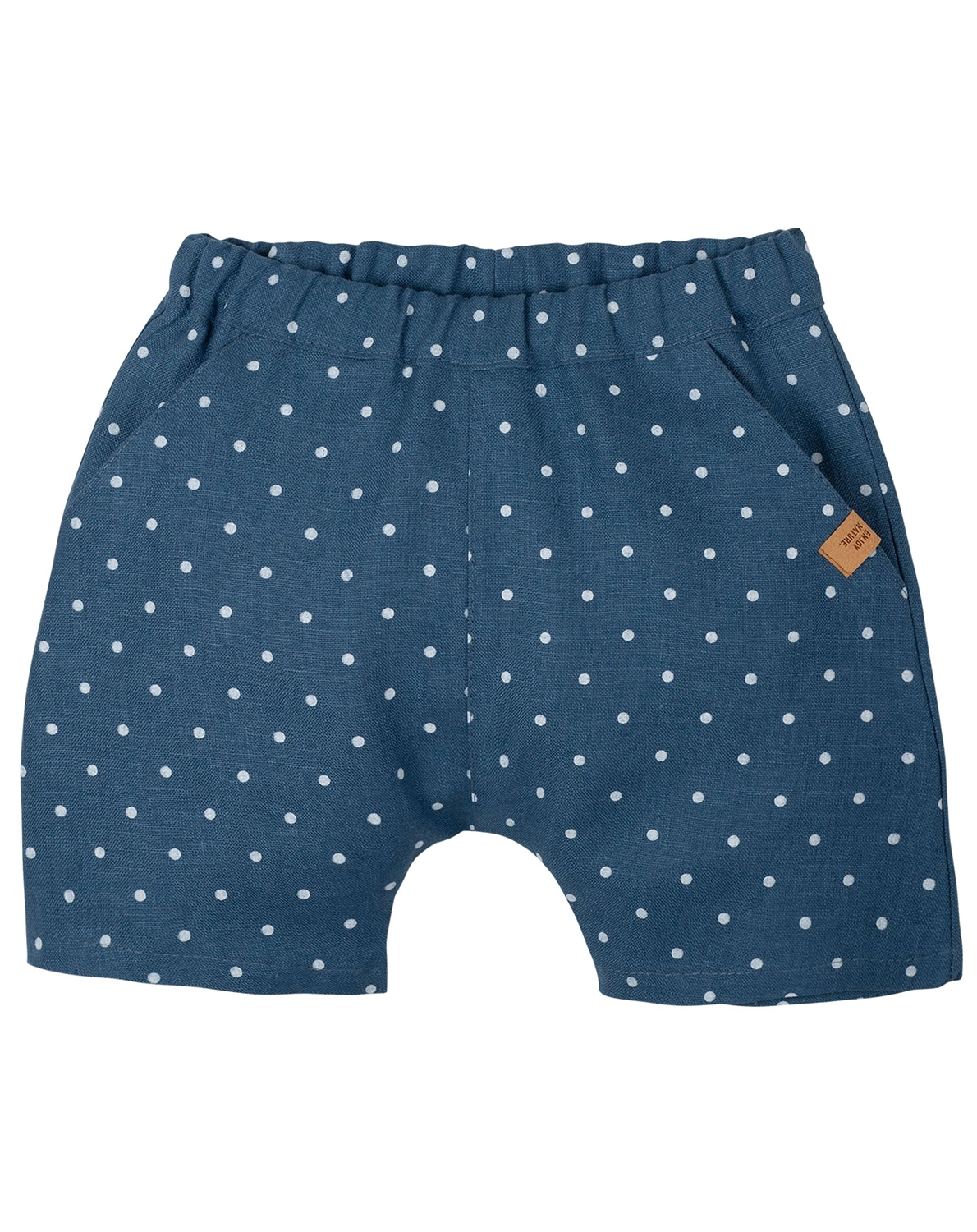 Leinenshorts DOTS in steelblue