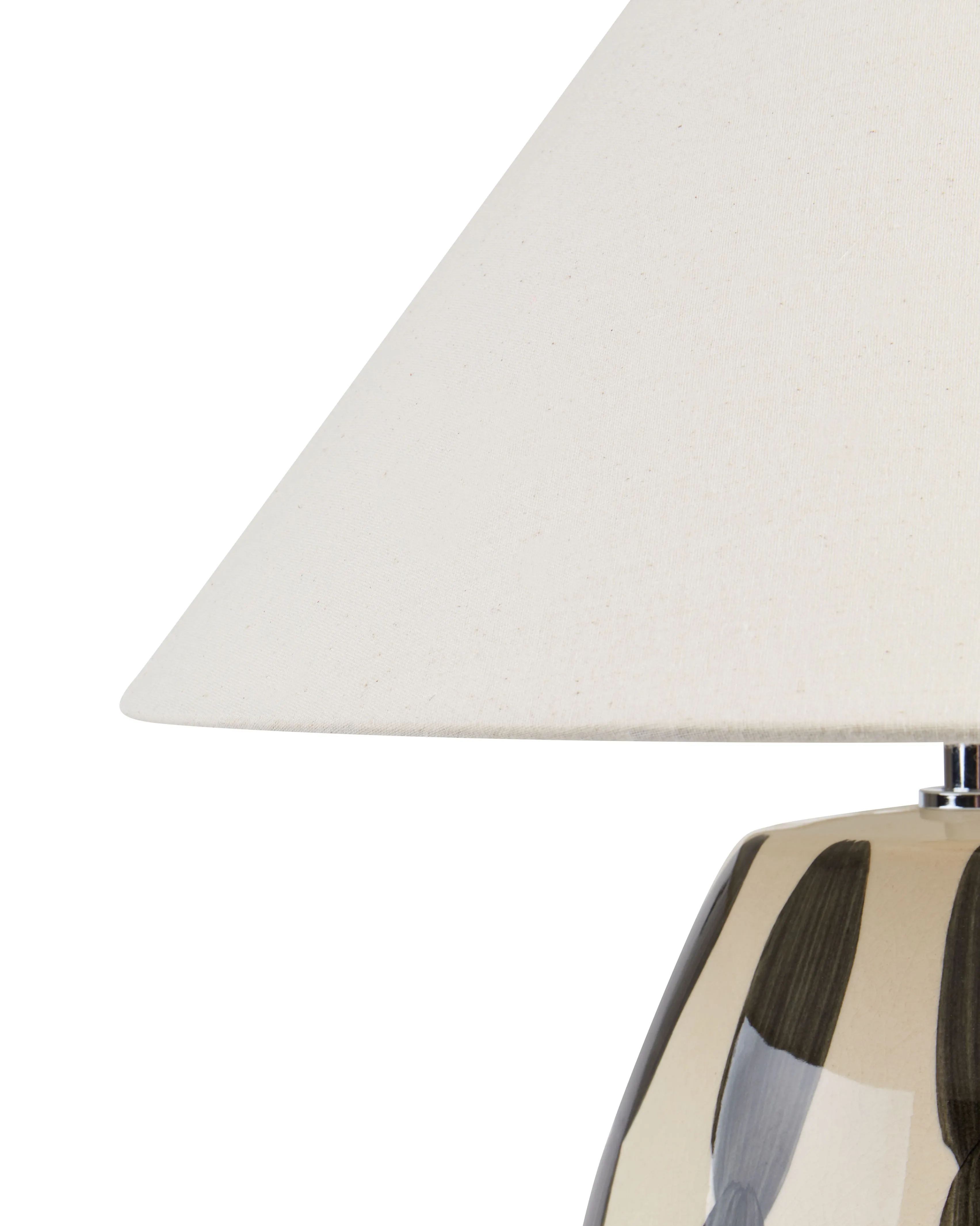 Tafellamp LUCHETTI Keramiek Zwart/wit