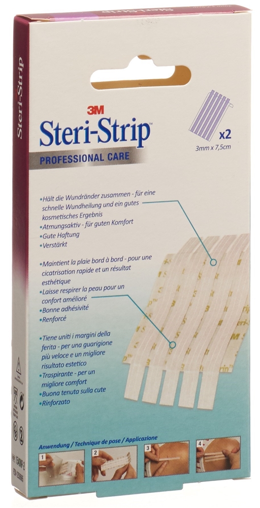 STERI 3x75mm weiss verstärkt 5 Stk<br>2 × 5 Stück, 3x75mm, weiss verstärkt