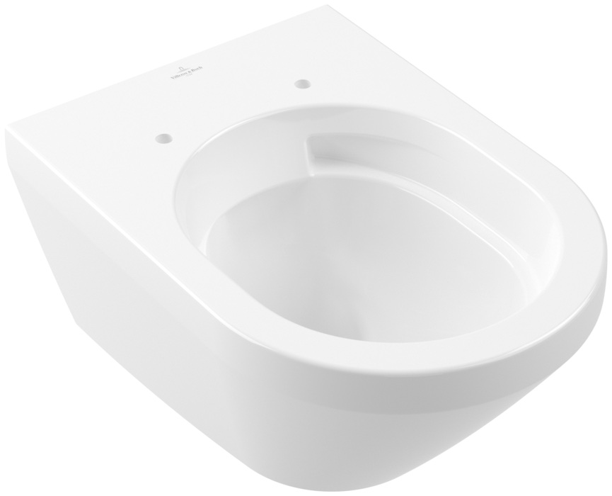 Villeroy & Boch Architectura randloos toilet met TwistFlush rond wit glans