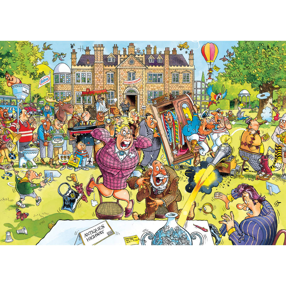 Jumbo Wasgij Retro Original 10 puzzel Antiekjacht - 1000 stukjes