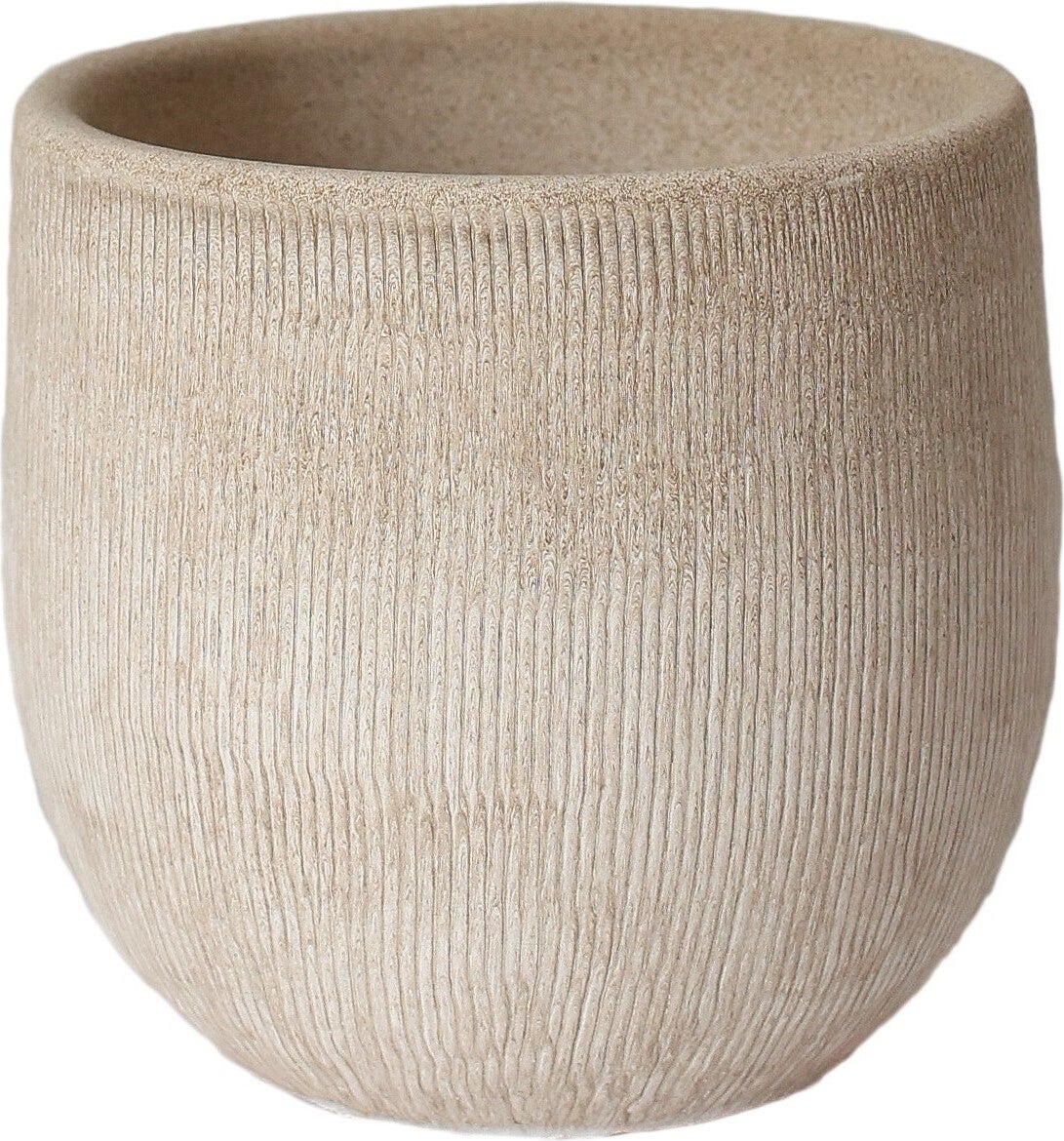 HS bloempot Miami crème D 23 H 21 cm