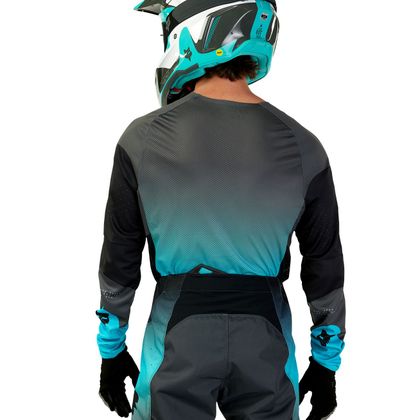Maillot cross Fox 360 - REVISE 2024 - Gris / Bleu
