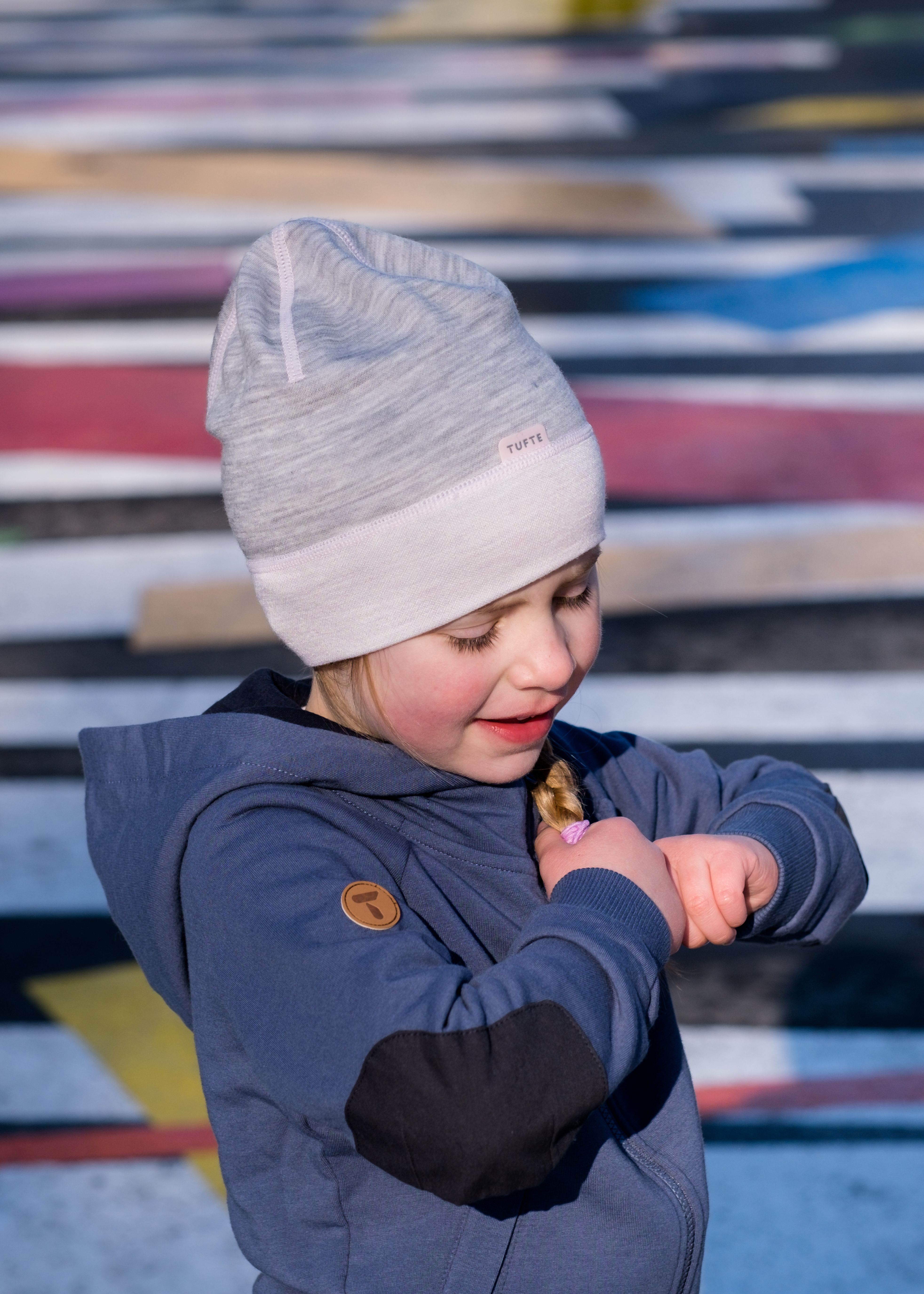 Tufte Bambull Beanie, Barn/Jr<br>Myk og utrolig komfortabel!