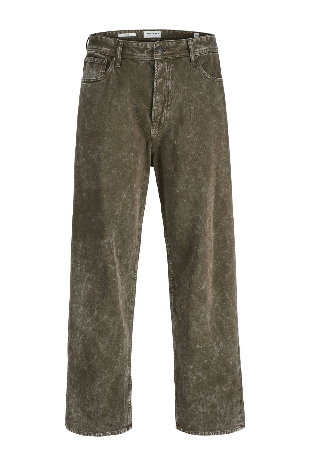 JACK & JONES JUNIOR loose casual broek donkergroen