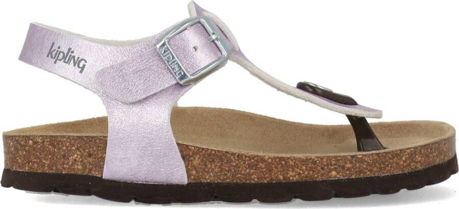 Kipling sandalen lila metallic Paars Imitatieleer Effen 32