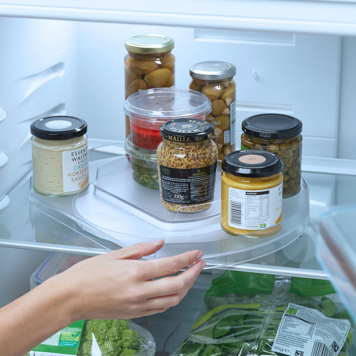 FridgeStore roterende kjøleskapsoppbevaring