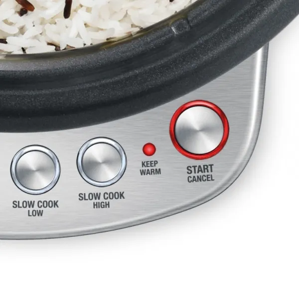 Sage SRC600BSS4EEU1 the Risotto Plus - Multifunktionelt kogeapparat - 3.7 liter - 760 W - sølv