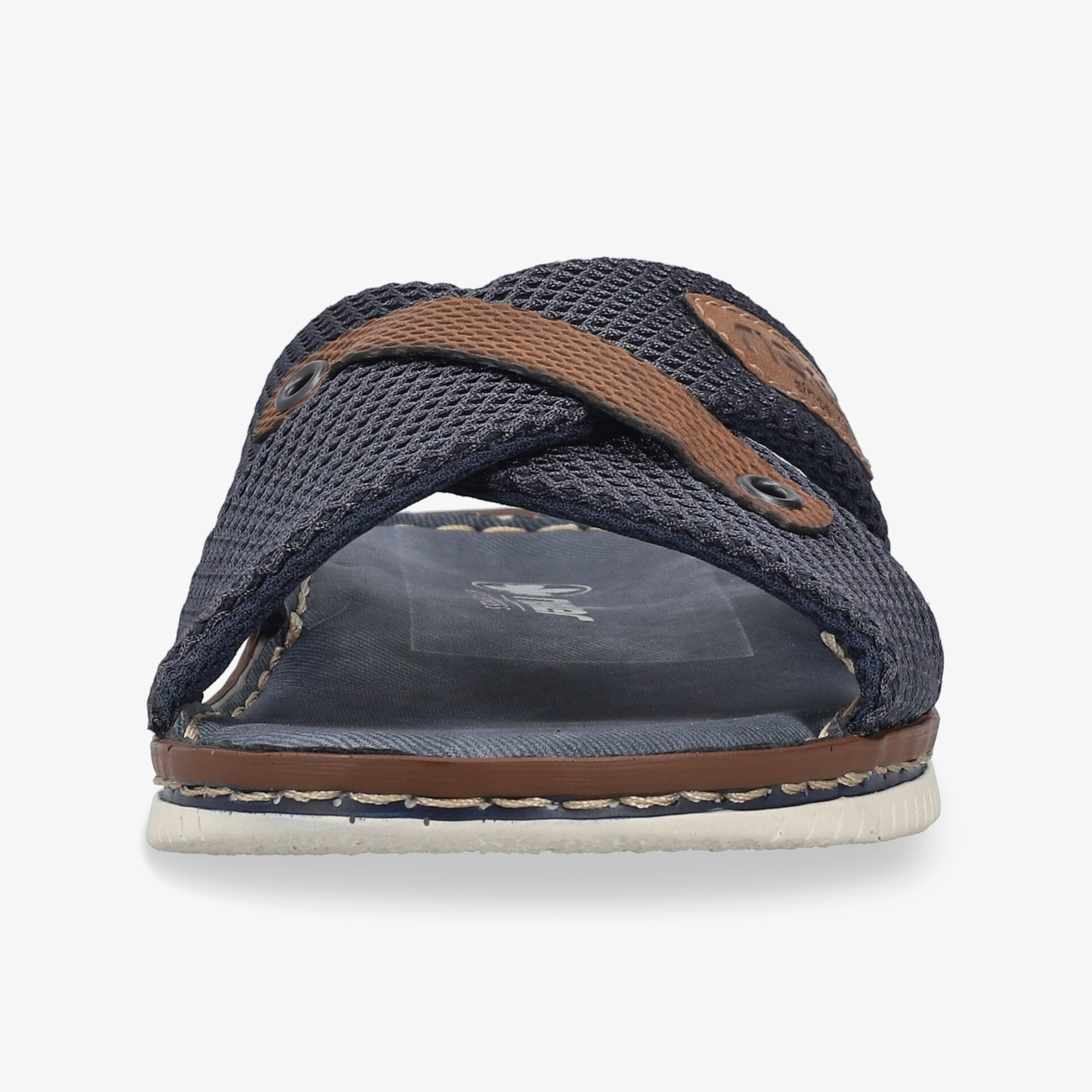 rieker Herren Pantoletten blau