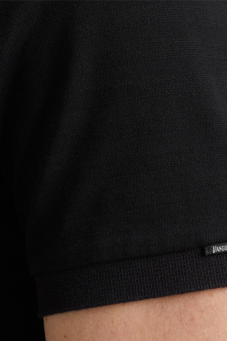 Vanguard zwarte heren polo