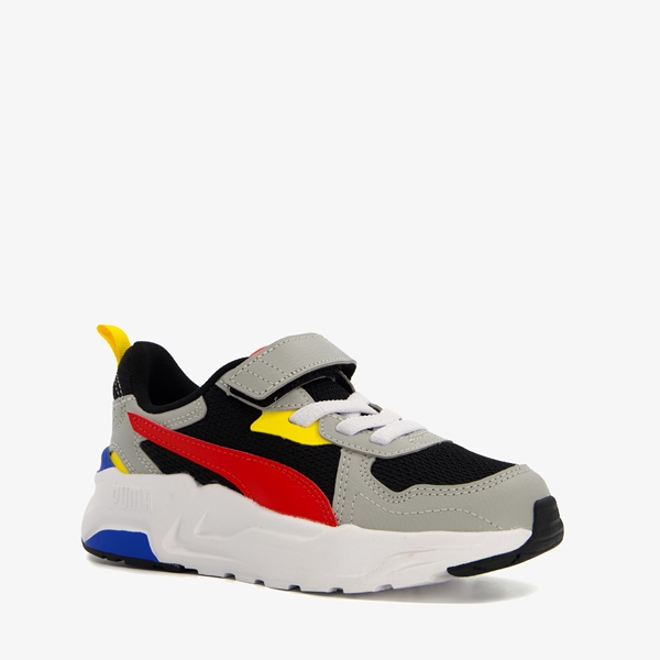 Puma Trinity Lite AC+ jongens sneakers grijs/wit