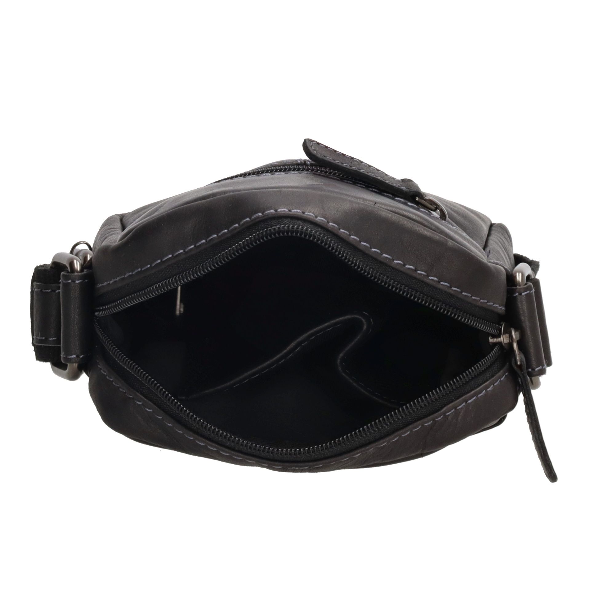 Hide & Stitches Japura Schoudertas Zwart