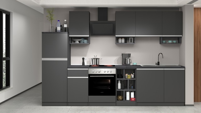 KOCHSTATION Vorratsschrank »KS-Sole,Hauswirtschaftsschrank,Stauschrank,Küchenschrank« Breite/Höhe 60/165 cm, 5 Fächer