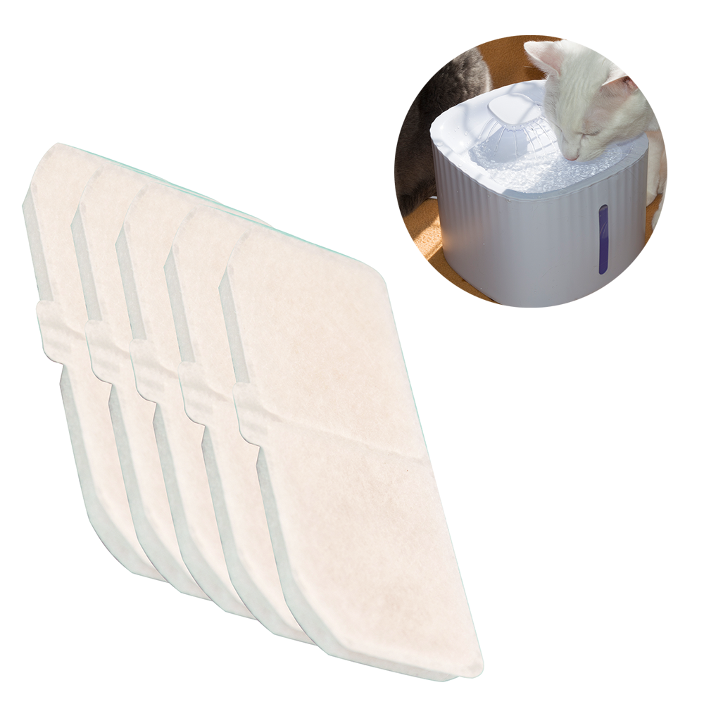 (5er Set) Ersatz Filter für Pet Fountain Katzen Trinkbrunnen Hunde Wasserspender (VVAVACIND0472)