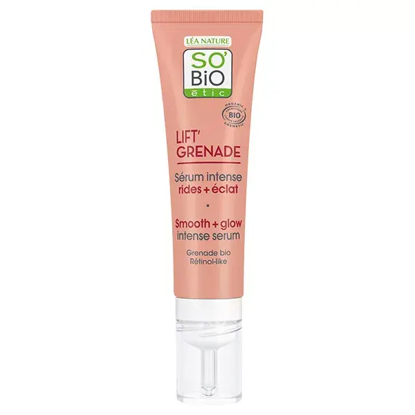 So'Bio Étic Lift'Grenade Sérum Orgânico Antirrugas Intenso + Luminosidade 30ml