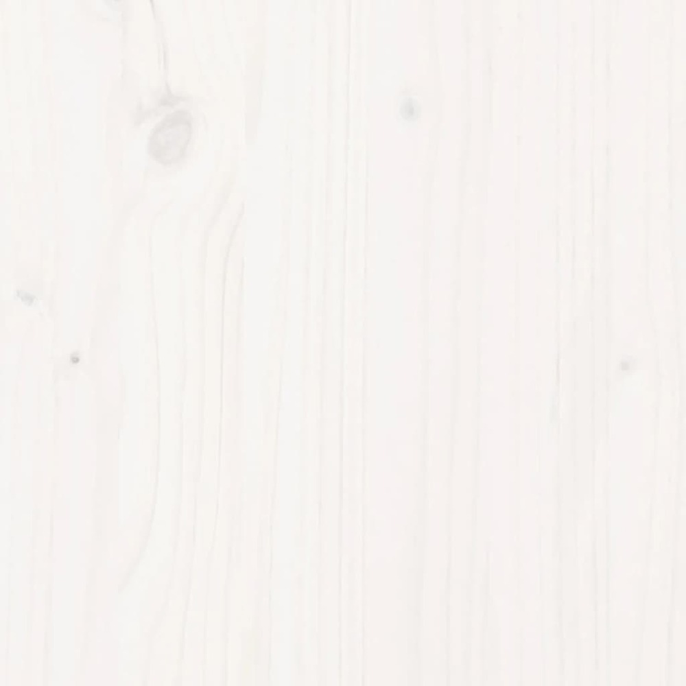 Ensemble de bar de jardin 9 pcs blanc bois de pin massif