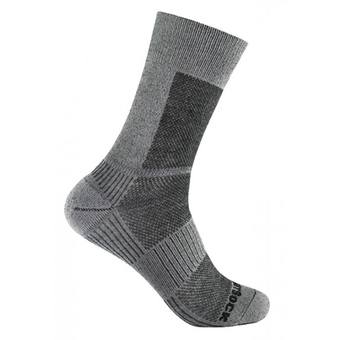 Wrightsock Coolmesh II Merino Crew Socken Grey Smoke