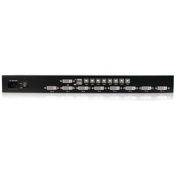 StarTech.com Commutateur KVM USB DVI 8 ports à montage en rack 1U
