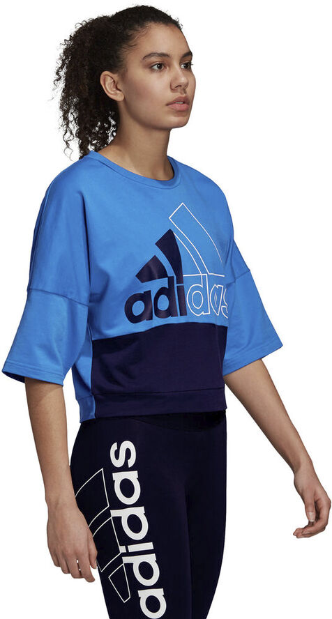 adidas Must Haves Colorblock sweatshirt Blå