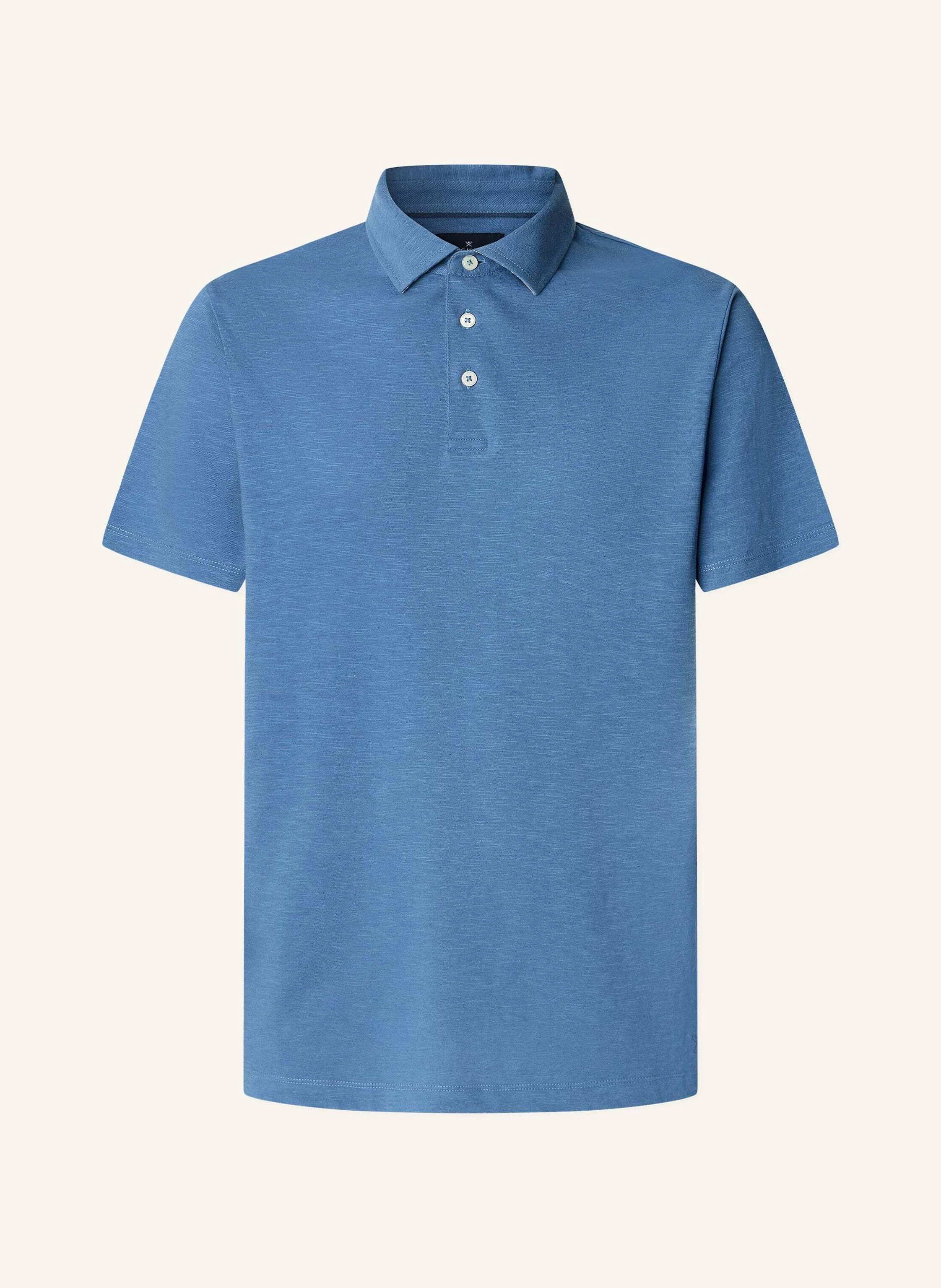 HACKETT LONDON Poloshirt SWIM PALM COTT LINEN