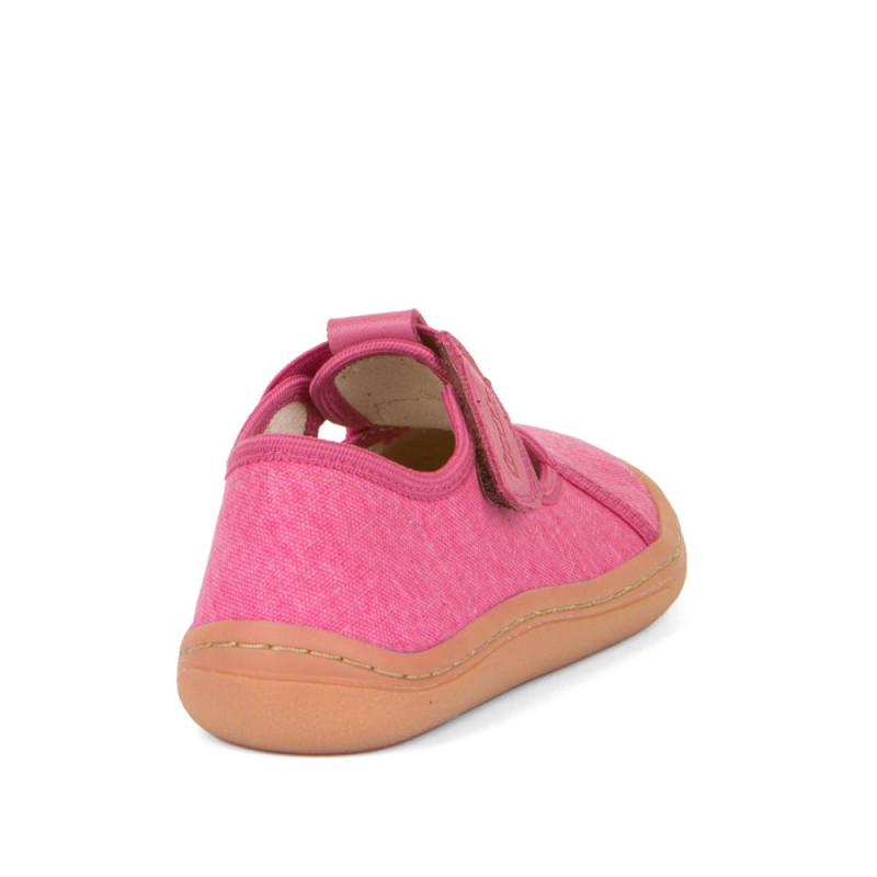 Froddo Froddo Barefoot T-Bar Toile Fuchsia